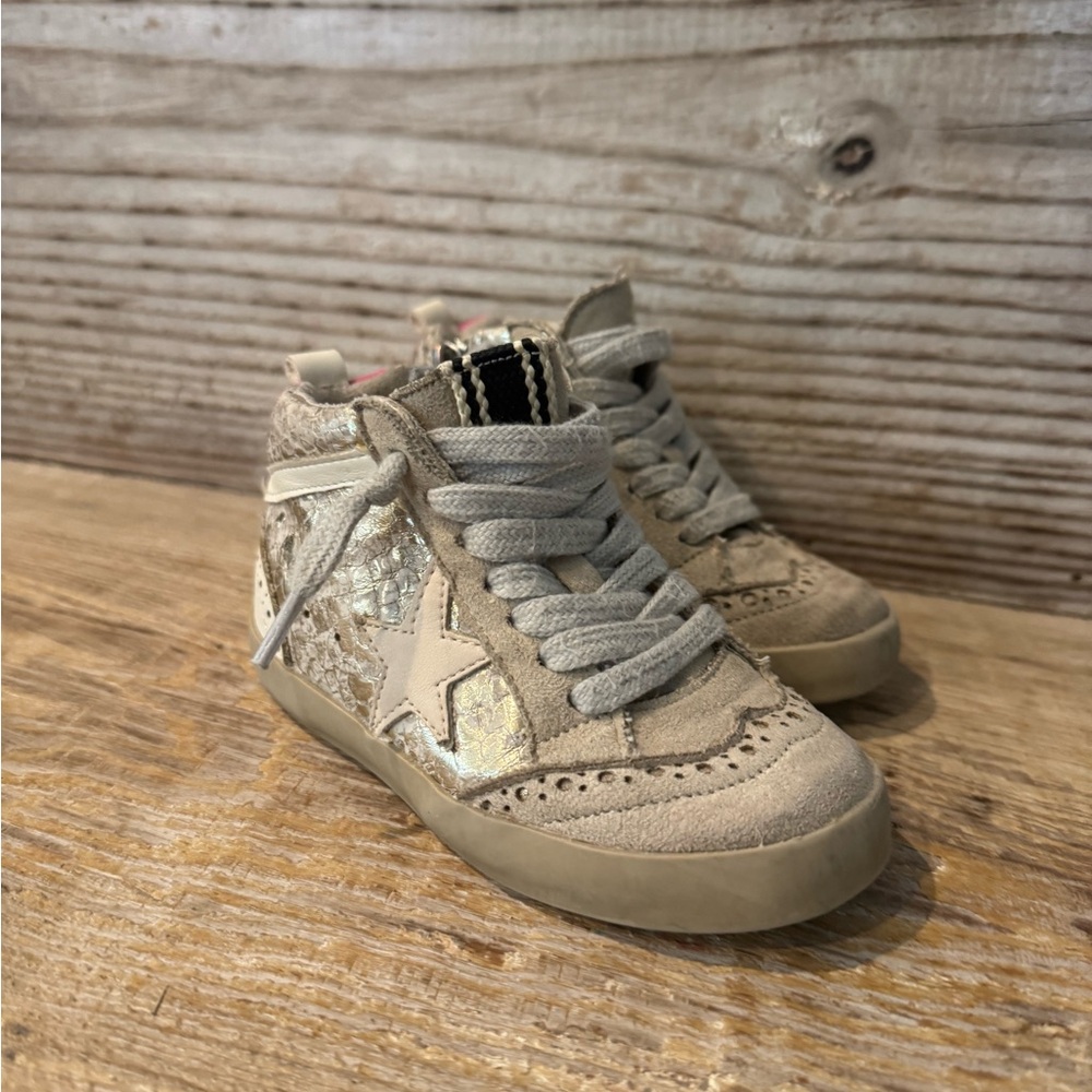 Gold Star High-Top Sneakers